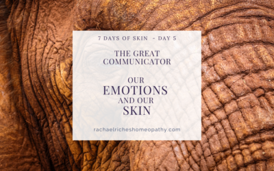 Our skin is a barometer for our emotions.